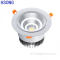 Hsong Lighting - Desain Baru Cob LED Downlight Downlight Ra90 LED Wall Washer Downlight 10W Watt Penuh Untuk Perumahan Siap Kapal